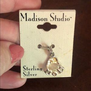 Sterling Silver Mom Charm